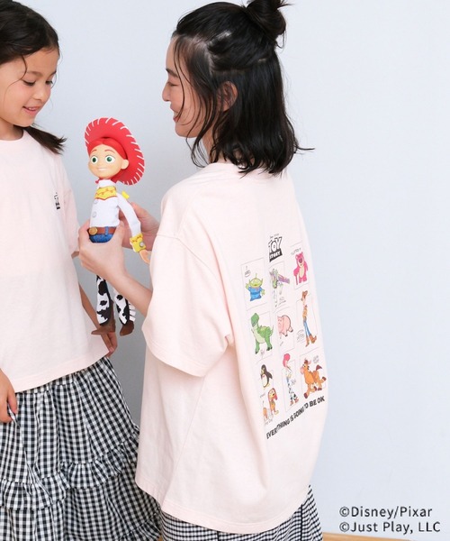 LEPSIM(レプシィム)の「TOY STORY(トイ・ストーリー)/【産前・産後対応】マタニティ/プリントT 866958(マタニティウェア/グッズ・レディース・チャコールグレー/オフホワイト/ライトピンク・FREE)」の18枚目の写真