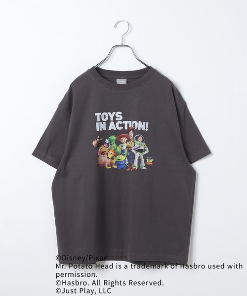 LEPSIM(レプシィム)の「TOY STORY(トイ・ストーリー)/【産前・産後対応】マタニティ/プリントT 866958(マタニティウェア/グッズ・レディース・チャコールグレー/オフホワイト/ライトピンク・FREE)」の22枚目の写真