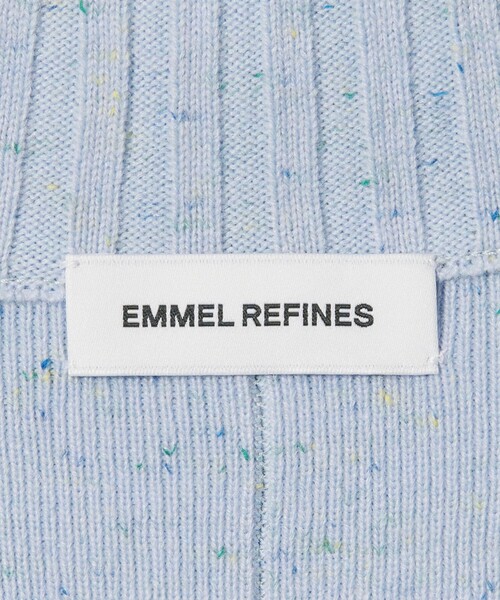 EMMEL REFINES(エメルリファインズ)の「<EMMEL REFINES>EM ネップ Iライン ニットワンピース(ワンピース・レディース・ライトブルー/ナチュラル・FREE)」の13枚目の写真