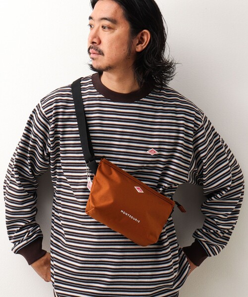 DANTON(ダントン)の「【DANTON/ダントン】MONTSOURIS(モンスリ)(ショルダーバッグ・メンズ・インディゴブルー/オレンジ/ブラック・FREE)」の1枚目の写真