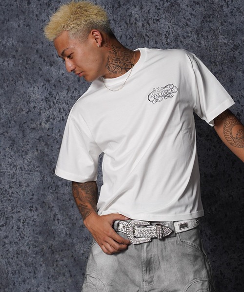 GUIDER(ガイダー)の「【GUIDER】カーシブ ロゴ Tee / Cursive Logo Tee(Tシャツ/カットソー・メンズ・ホワイト/チャコールグレー/ブラック・S/M/L)」の22枚目の写真