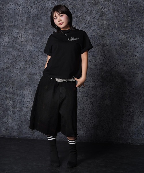 GUIDER(ガイダー)の「【GUIDER】カーシブ ロゴ Tee / Cursive Logo Tee(Tシャツ/カットソー・メンズ・ホワイト/チャコールグレー/ブラック・S/M/L)」の13枚目の写真