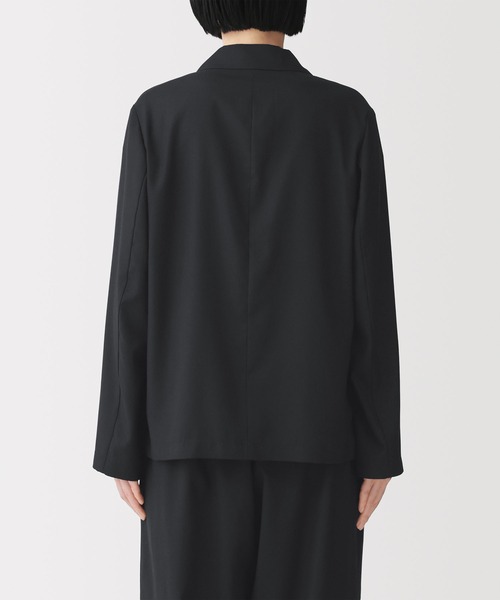 無印良品(ムジルシリョウヒン)の「婦人 なめらか シャツジャケット(その他アウター・レディース・ブラック/チャコールグレー/ダークブラウン・S/XL/L/M)」の7枚目の写真