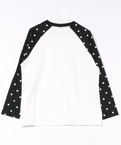 GEMEDA(ジェメダ)の「ドット柄袖 かわいいロングT(Tシャツ/カットソー・レディース・ブラック/ピンク/ブラウン・M)」の19枚目の写真