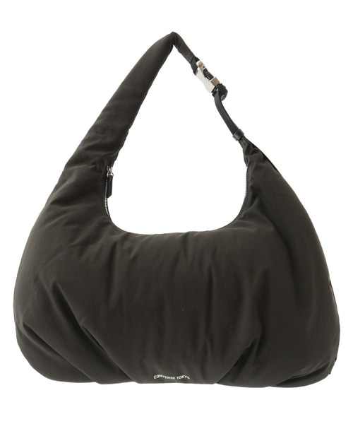 CONVERSE TOKYO（コンバーストウキョウ）の「NYLON GATHER MOON SHOULDER BAG（ショルダーバッグ・レディース・ブラック/カーキ・FREE）」の2枚目の写真