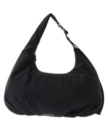 NYLON GATHER MOON SHOULDER BAG