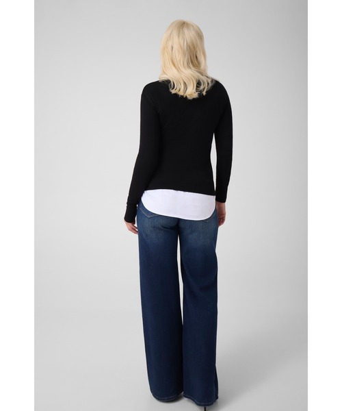 Guess(ゲス)の「GEORGIA Logo Sweater ニット セーター ロゴセーター(ニット/セーター・レディース・ブラック/クリーム・X-SMALL/SMALL/LARGE/MEDIUM)」の9枚目の写真