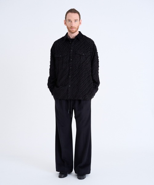 onegravity（ワングラビティ）の「onegravity / ビーバージャージー フレアパンツ（その他パンツ・メンズ・ブラック・MEDIUM/LARGE）」の2枚目の写真