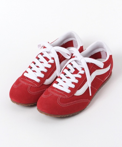 VANS(バンズ)の「【VANS(ヴァンズ)】スーパーロープロ(WOMENS)(スニーカー・レディース・ホワイト/レッド・MEDIUM/LARGE)」の1枚目の写真