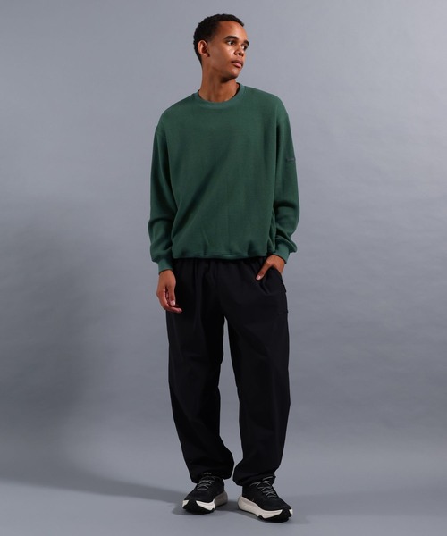 NUMERALS（ヌメラルズ）の「[NUMERALS]EVERYDAY WARMTH WAFFLE PULLOVER（Tシャツ/カットソー・メンズ・ベージュ/グリーン/ブラック/オレンジ・MEDIUM/LARGE）」の12枚目の写真