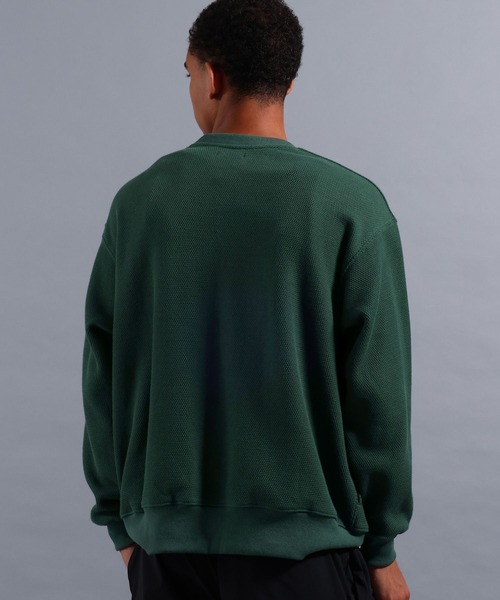 NUMERALS（ヌメラルズ）の「[NUMERALS]EVERYDAY WARMTH WAFFLE PULLOVER（Tシャツ/カットソー・メンズ・ベージュ/グリーン/ブラック/オレンジ・MEDIUM/LARGE）」の16枚目の写真