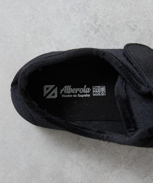 ALBEROLA（アルベローラ）の「【WEB限定】【ALBEROLA】一部別注 ベロアチロリアンシューズ（その他シューズ・レディース・ブラック/ブラウン/チャコールグレー・37/36/38）」の5枚目の写真
