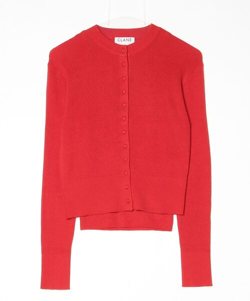 CLANE（クラネ）の「BUTTON CARDIGAN TANK SET 11106-2093（ニット/セーター・メンズ・グレー/レッド・1）」の2枚目の写真