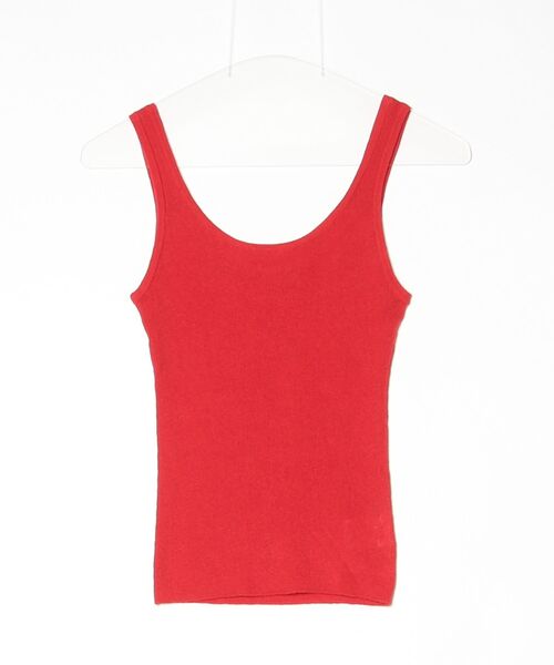 CLANE（クラネ）の「BUTTON CARDIGAN TANK SET 11106-2093（ニット/セーター・メンズ・グレー/レッド・1）」の4枚目の写真