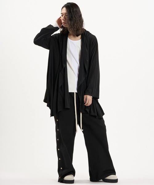 NO ID.(ノーアイディ)の「【NO ID.】Hood Drape Gown / フード ドレープ ガウン(カーディガン/ボレロ・メンズ・ブラック/その他23・ONE SIZE)」の13枚目の写真