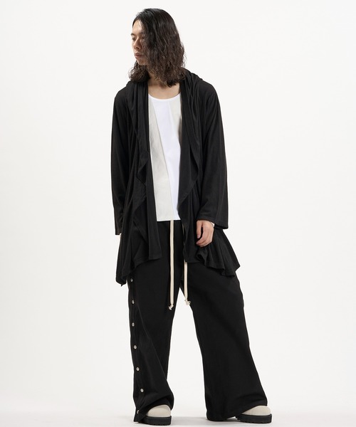 NO ID.(ノーアイディ)の「【NO ID.】Hood Drape Gown / フード ドレープ ガウン(カーディガン/ボレロ・メンズ・ブラック/その他23・ONE SIZE)」の14枚目の写真