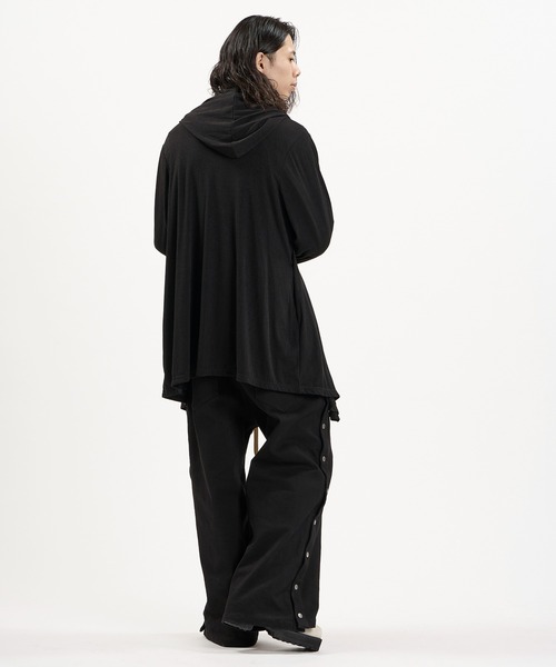 NO ID.(ノーアイディ)の「【NO ID.】Hood Drape Gown / フード ドレープ ガウン(カーディガン/ボレロ・メンズ・ブラック/その他23・ONE SIZE)」の16枚目の写真