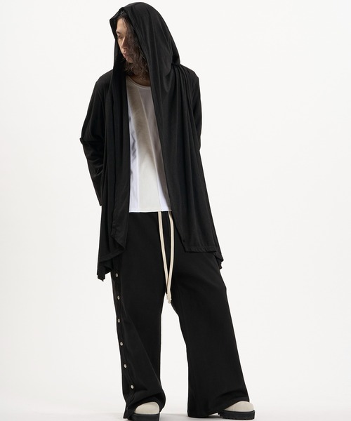 NO ID.(ノーアイディ)の「【NO ID.】Hood Drape Gown / フード ドレープ ガウン(カーディガン/ボレロ・メンズ・ブラック/その他23・ONE SIZE)」の20枚目の写真