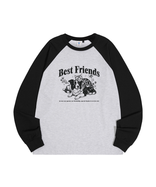 ROIDESROIS(ロワデロワ)の「ブラシハートロゴラグラン長袖Tシャツ(ブラック)(Tシャツ/カットソー・レディース・その他・1/2)」の1枚目の写真