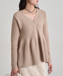 2WAYペプラムニット 秋服