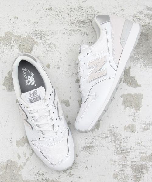 NEW BALANCE（ニューバランス）の「＜new balance（ニューバランス）＞∵WR996 スニーカー ◆（スニーカー・レディース・ホワイト/ブラック/シルバー・23cm/23.5cm/24.5cm/25cm/24cm）」の2枚目の写真