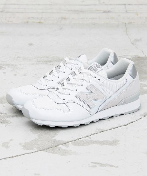 NEW BALANCE（ニューバランス）の「＜new balance（ニューバランス）＞∵WR996 スニーカー ◆（スニーカー・レディース・ホワイト/ブラック/シルバー・23cm/23.5cm/24.5cm/25cm/24cm）」の4枚目の写真
