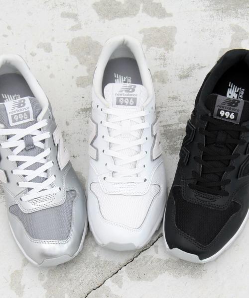 NEW BALANCE（ニューバランス）の「＜new balance（ニューバランス）＞∵WR996 スニーカー ◆（スニーカー・レディース・ホワイト/ブラック/シルバー・23cm/23.5cm/24.5cm/25cm/24cm）」の15枚目の写真