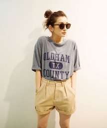 Ungrid | 【Casual】OLDHAMプリントTシャツ(Tシャツ/カットソー)