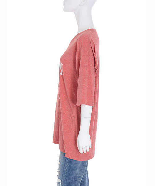 Ungrid(アングリッド)の「【Casual】OLDHAMプリントTシャツ(Tシャツ/カットソー・レディース・オフホワイト/グレー/レッド・FREE)」の5枚目の写真