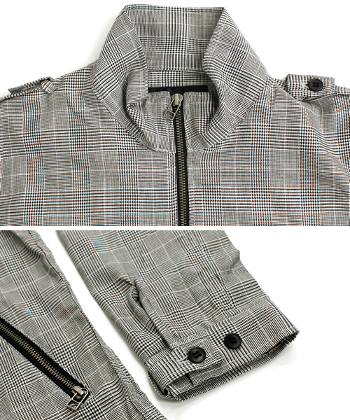 SHIPS JET BLUE（シップスジェットブルー）の「TWIN ZIP SHIRT/BLOUSON（ブルゾン・メンズ・ブラック/グレー系その他/グレー・SMALL/MEDIUM/LARGE）」の12枚目の写真