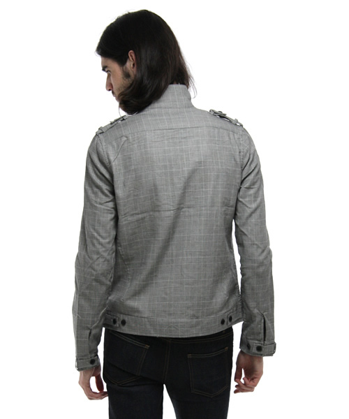 SHIPS JET BLUE（シップスジェットブルー）の「TWIN ZIP SHIRT/BLOUSON（ブルゾン・メンズ・ブラック/グレー系その他/グレー・SMALL/MEDIUM/LARGE）」の7枚目の写真