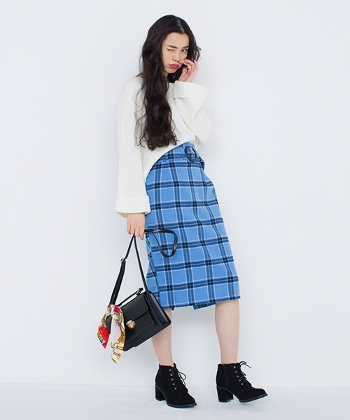 WEGO（ウィゴー）の「WEGO/ワイドスリーブニット（ニット/セーター・レディース・ピンク系その他/杢グレー/ホワイト/オレンジ系その他2・FREE）」の21枚目の写真