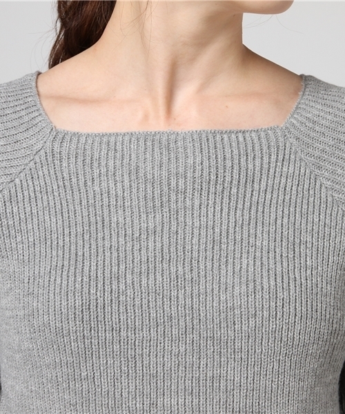 WEGO（ウィゴー）の「WEGO/ワイドスリーブニット（ニット/セーター・レディース・ピンク系その他/杢グレー/ホワイト/オレンジ系その他2・FREE）」の8枚目の写真