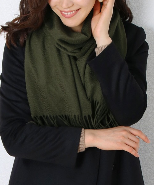 Filomo（フィローモ）の「カシミヤ100%マフラー無地（マフラー・レディース・アッシュグレー/ターコイズブルー/ブラック/ライトグレー/ボルドー/ダークグレー/モカ/ベージュ/ロイヤルブルー/マスタード/ネイビー/サックスブルー/ピンク/キャメル/レッド/カーキ/ピンクベージュ/カーキ系/ブルー系/ピンク系/グレー系/アイボリー/ベージュ系/ホワイト系/ブラウン系・FREE）」の12枚目の写真