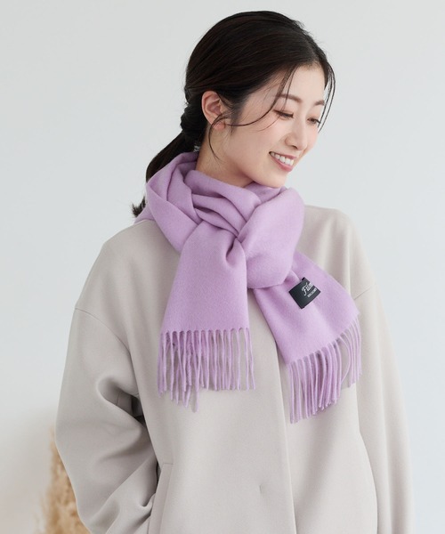 Filomo(フィローモ)の「カシミヤ100%マフラー無地(マフラー・レディース・アッシュグレー/ターコイズブルー/ブラック/ライトグレー/ボルドー/ダークグレー/モカ/ベージュ/ロイヤルブルー/マスタード/ネイビー/サックスブルー/ピンク/キャメル/レッド/カーキ/ピンクベージュ/カーキ系/ブルー系/ピンク系/グレー系/アイボリー/ベージュ系/ホワイト系/ブラウン系/ライラック・FREE)」の19枚目の写真