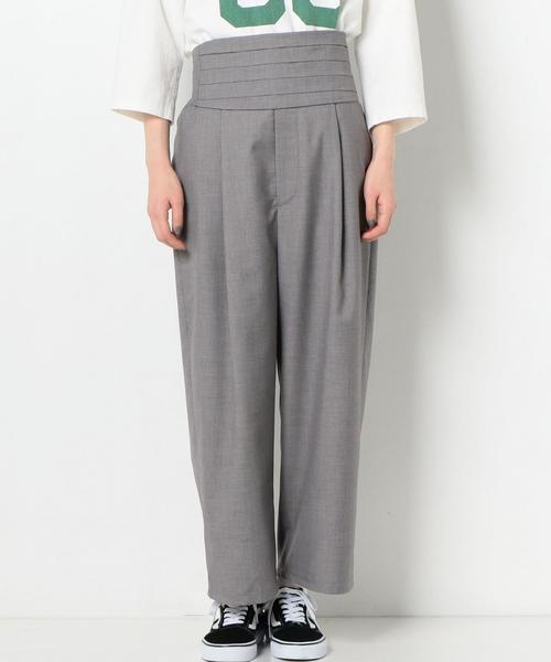 Another Edition(アナザーエディション)の「スラックスパンツ ベルト付◆(その他パンツ・レディース・ライトグレー・FREE)」の13枚目の写真