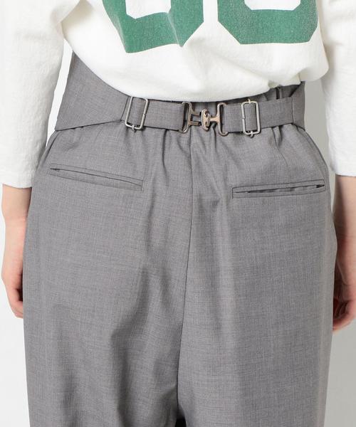 Another Edition(アナザーエディション)の「スラックスパンツ ベルト付◆(その他パンツ・レディース・ライトグレー・FREE)」の11枚目の写真