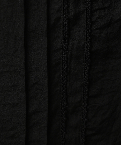 MICOAMERI（ミコアメリ）の「フリルスリーブバックリボンブラウス（シャツ/ブラウス・レディース・ブラック/ホワイト・FREE）」の4枚目の写真