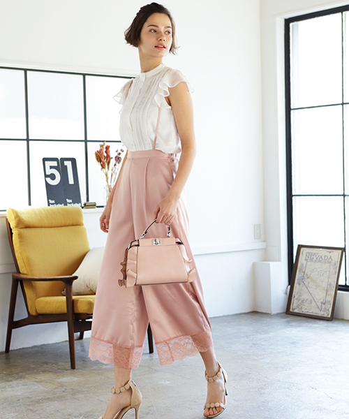 MICOAMERI（ミコアメリ）の「フリルスリーブバックリボンブラウス（シャツ/ブラウス・レディース・ブラック/ホワイト・FREE）」の6枚目の写真