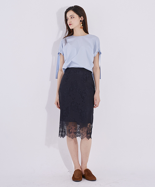 UNITED TOKYO（ユナイテッドトウキョウ）の「レーススカート（スカート・レディース・ピンク/ブラック/ブルー・1）」の12枚目の写真