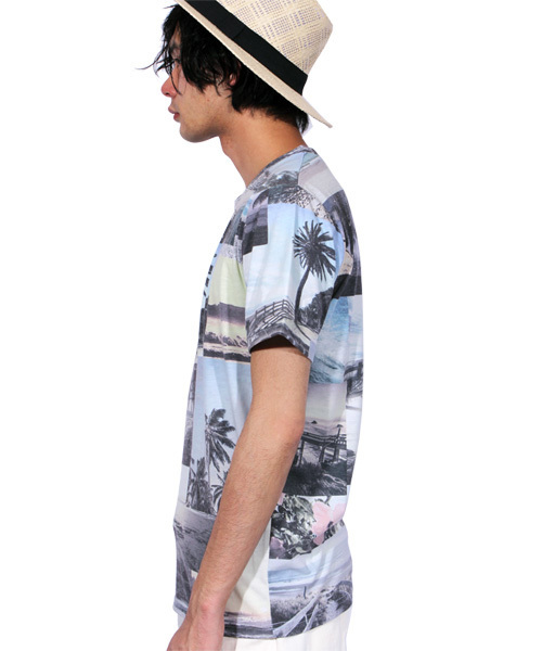 ８(eight)（エイト）の「パッチワーク 半袖Tシャツ ビーチT（Tシャツ/カットソー・メンズ・B/A/C・LARGE/MEDIUM）」の7枚目の写真