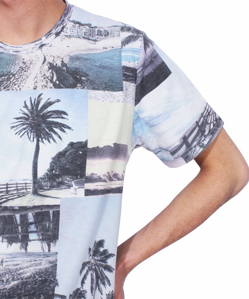 ８(eight)（エイト）の「パッチワーク 半袖Tシャツ ビーチT（Tシャツ/カットソー・メンズ・B/A/C・LARGE/MEDIUM）」の21枚目の写真