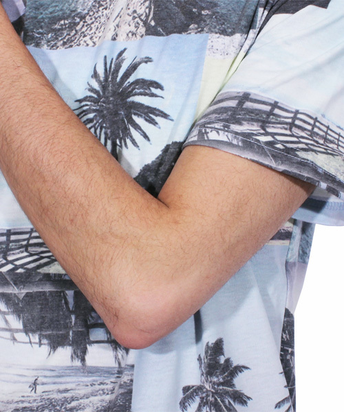 ８(eight)（エイト）の「パッチワーク 半袖Tシャツ ビーチT（Tシャツ/カットソー・メンズ・B/A/C・LARGE/MEDIUM）」の22枚目の写真