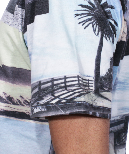 ８(eight)（エイト）の「パッチワーク 半袖Tシャツ ビーチT（Tシャツ/カットソー・メンズ・B/A/C・LARGE/MEDIUM）」の13枚目の写真