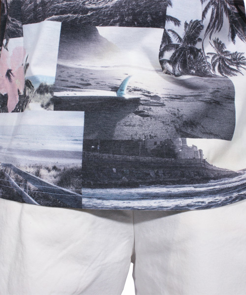 ８(eight)（エイト）の「パッチワーク 半袖Tシャツ ビーチT（Tシャツ/カットソー・メンズ・B/A/C・LARGE/MEDIUM）」の15枚目の写真