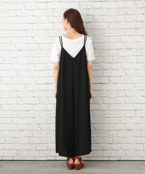 LEPSIM(レプシィム)の「ポリエステル100ワイドオールインワン 762908(つなぎ/オールインワン・レディース・ブラック/ダークベージュ/ドット・FREE)」の17枚目の写真