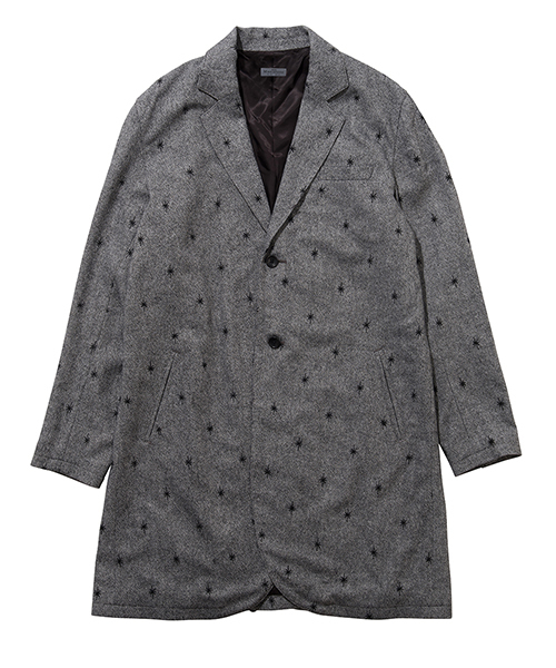 glamb(グラム)の「Tweed chester coat(チェスターコート・メンズ・グレー/ブラック・4/1/3/2/0)」の3枚目の写真