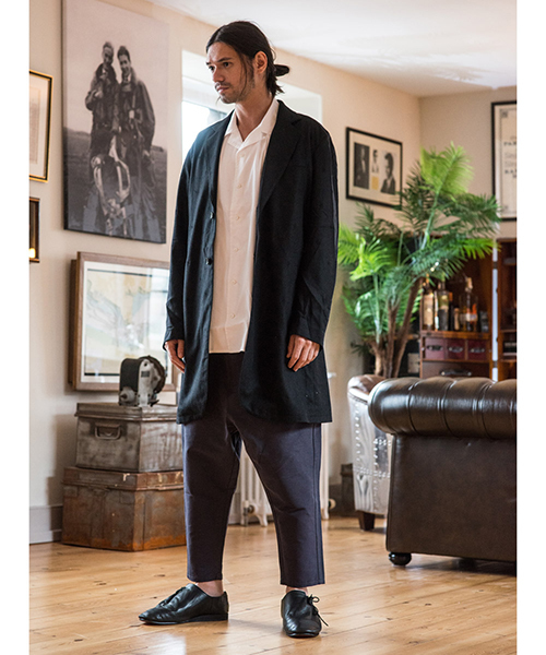 glamb(グラム)の「Tweed chester coat(チェスターコート・メンズ・グレー/ブラック・4/1/3/2/0)」の9枚目の写真