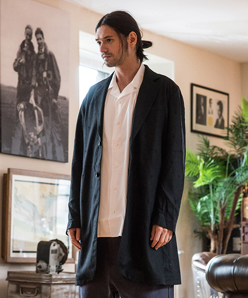 glamb(グラム)の「Tweed chester coat(チェスターコート・メンズ・グレー/ブラック・4/1/3/2/0)」の10枚目の写真