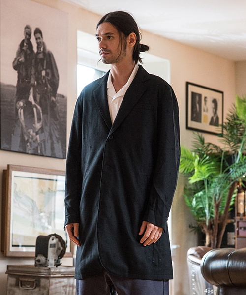 glamb(グラム)の「Tweed chester coat(チェスターコート・メンズ・グレー/ブラック・4/1/3/2/0)」の11枚目の写真
